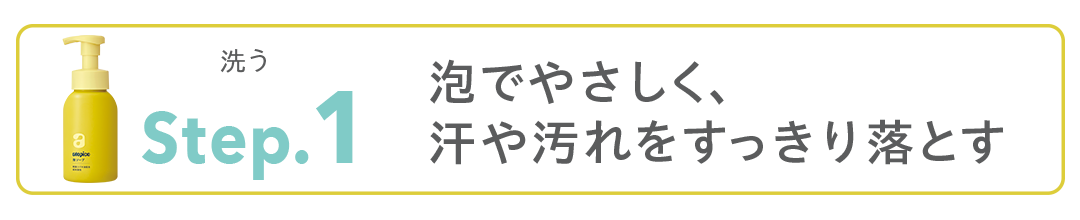 Step.1 洗う