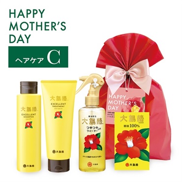 【ハピまま】ヘアケア４点セット 母の日ギフト】ヘアケアDセット | 大島椿公式オンラインショップ