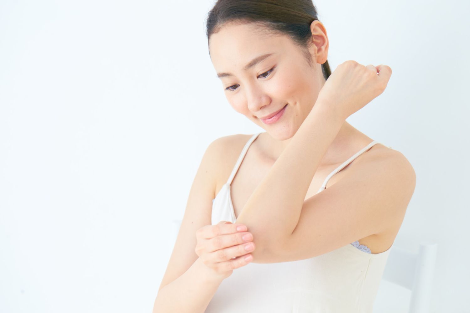 全身の保湿ケアの様子